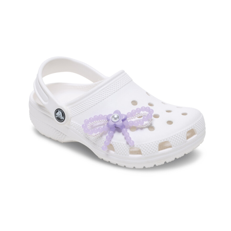 Jibbitz Purple Meta SMT Pearl Bow Multicolor