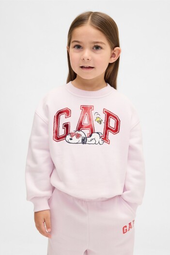 Buzo Deportivo Snoopy Toddler Niña Pink Dogwood