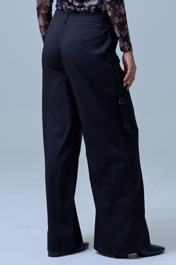 Pantalon Cargo Wide NEGRO