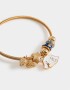 Pulseras Infantiles Licencias Pulsera Flexible Multi Dije Cinnamoroll - Dorado