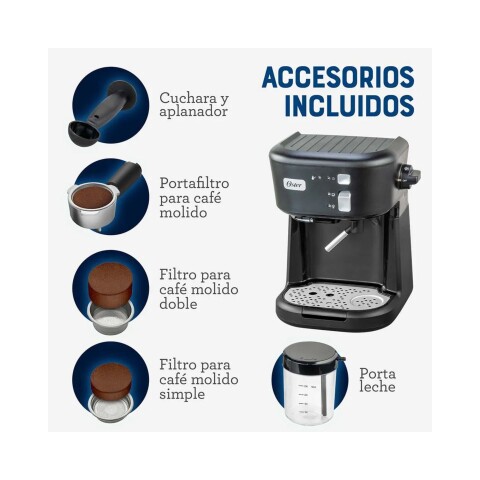 Cafetera para Expresso y Capuchino Oster BVSTEM5501B 15BAR Cafetera para Expresso y Capuchino Oster BVSTEM5501B 15BAR