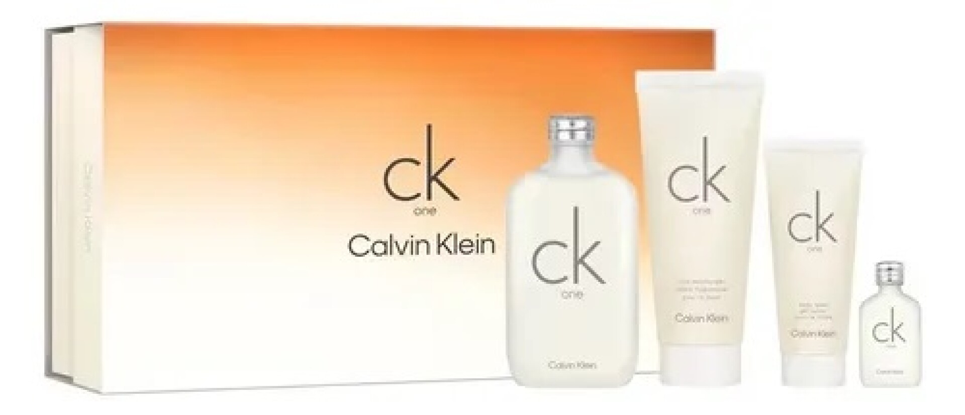 Ck One Edt 200ml + Body Lotion + Mini 15ml 