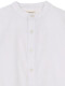 Camisa Cuello Mao Lisa Blanco
