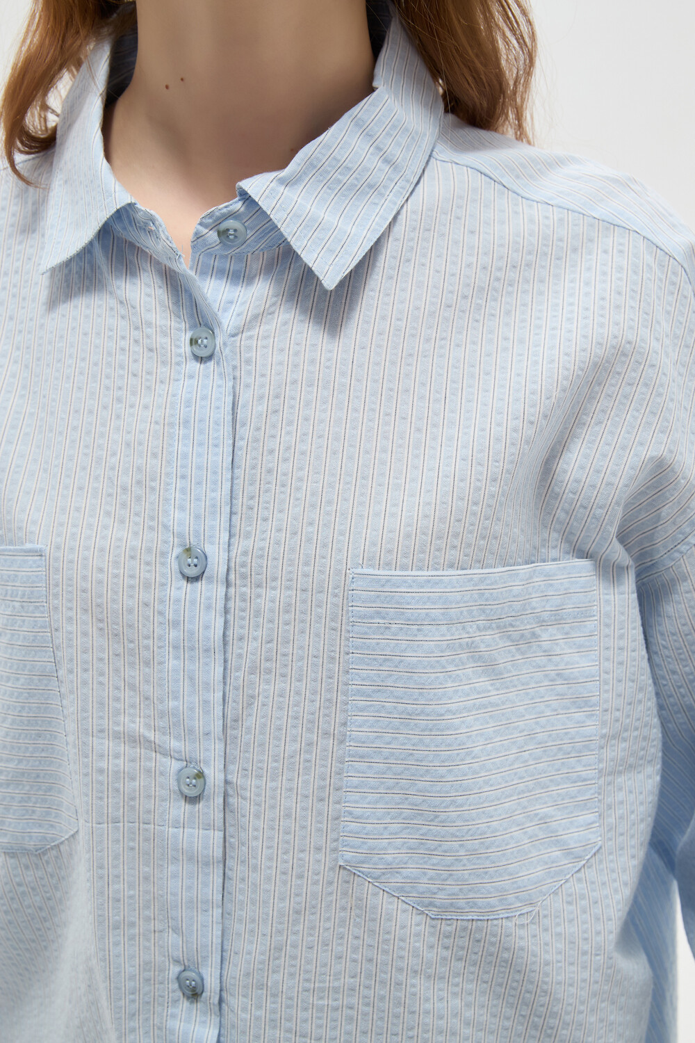 Camisa Enirea Celeste Claro