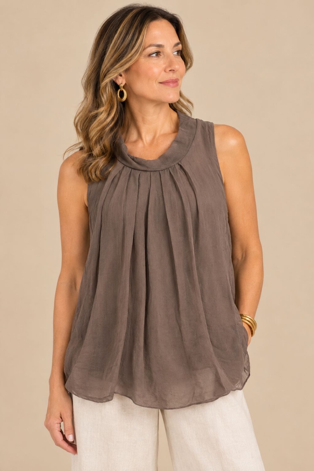 MUSCULOSA AIRE Chocolate