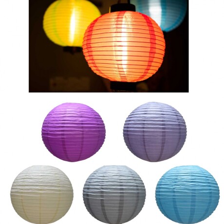 PANTALLA PAPEL 60 CM LISO REDONDO 16346 Q72 PANTALLA PAPEL 60 CM LISO REDONDO 16346 Q72