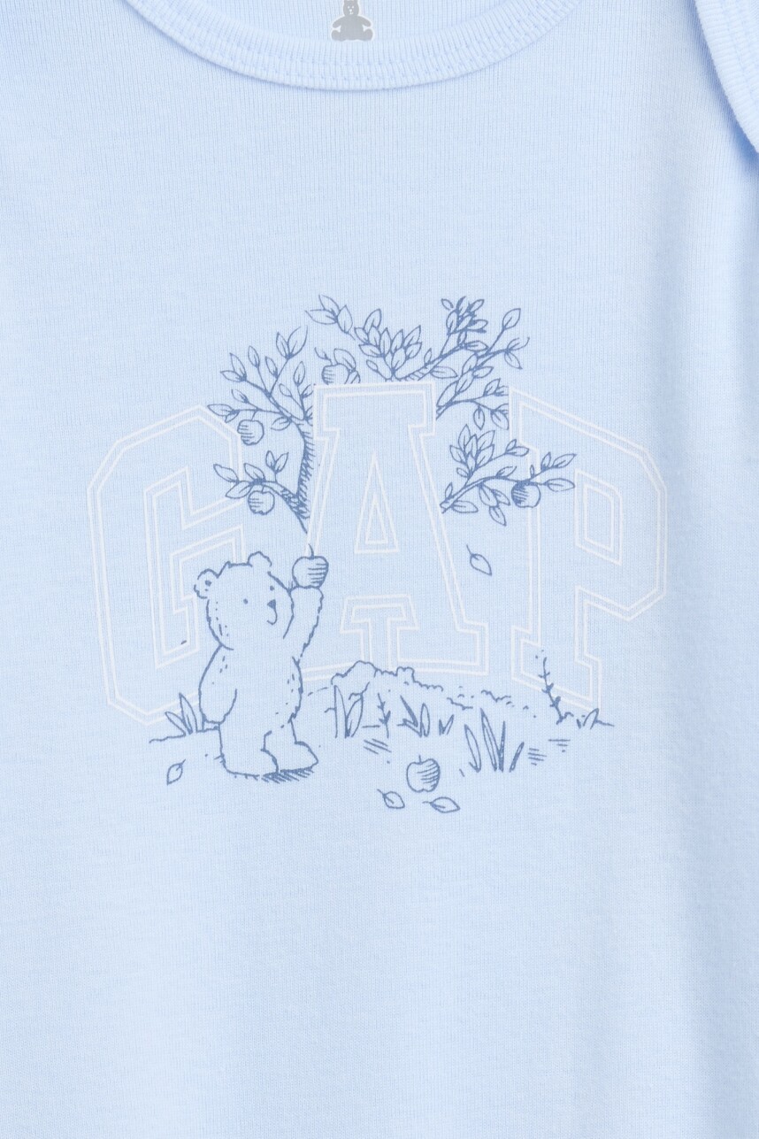 Body Manga Larga Logo Gap Bebé Serene Blue