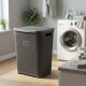 Canasto organizador para ropa 45lts GRIS