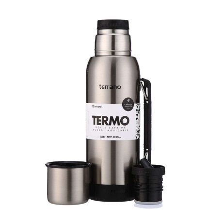 Termo Premium 1lt. Con base de Silicona Acero