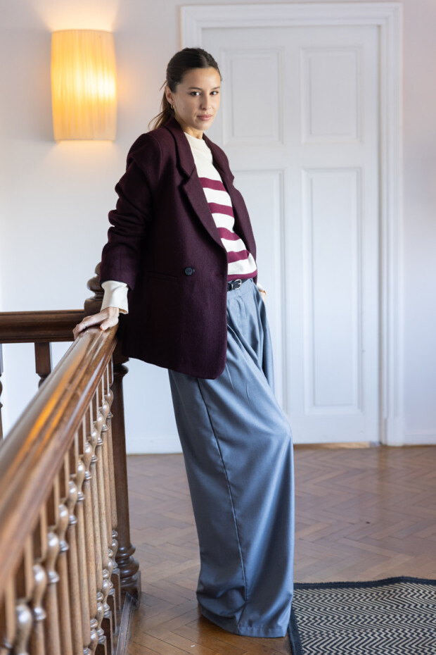 Sweater Kensal Bordó