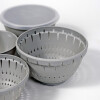 SET BOWL PLAST GRIS 21X16CM 4PZAS Unica