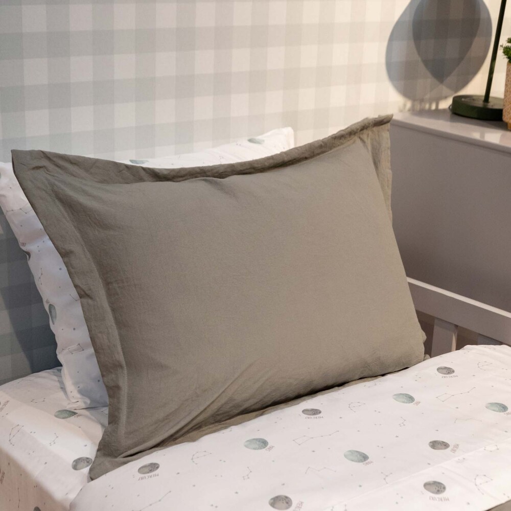 SET ACOLCHADO FIBRA SUAVE 1 PLAZA POLIESTER VERDE CROSS