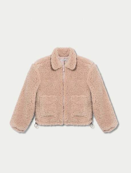 CAMPERA INFANTIL CON BOLSILLOS MARRÓN