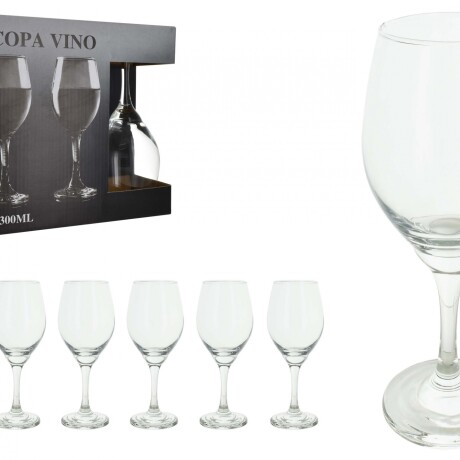 COPA VINO X6UDS 6X20CM 22719 Q12 COPA VINO X6UDS 6X20CM 22719 Q12