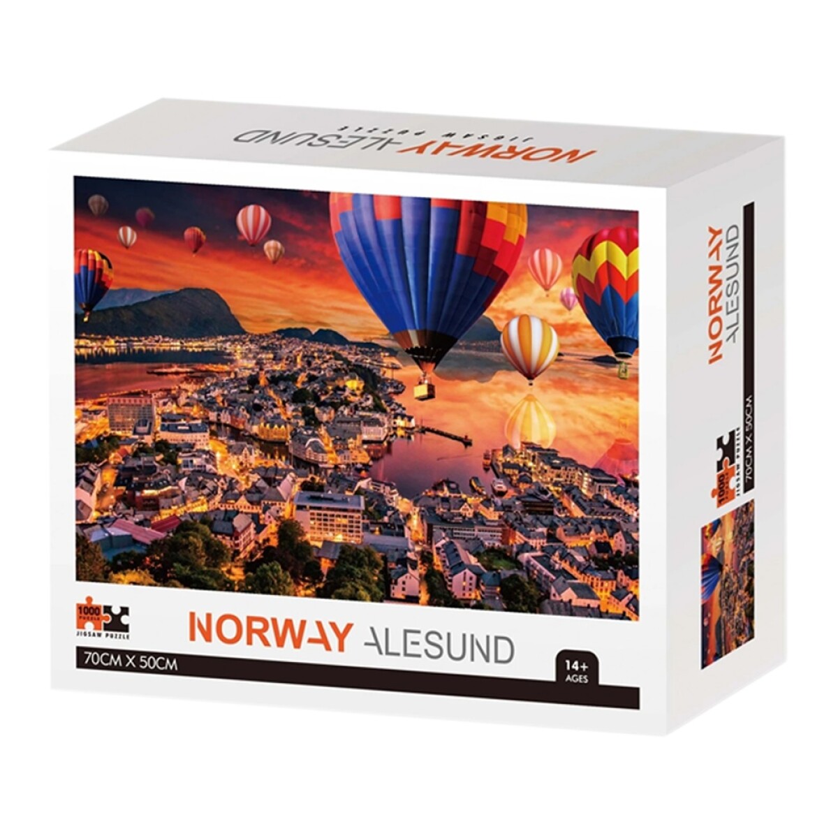 Puzzle Rompecabezas Noruega 1000 Pzas Niños y Adultos - Multicolor 