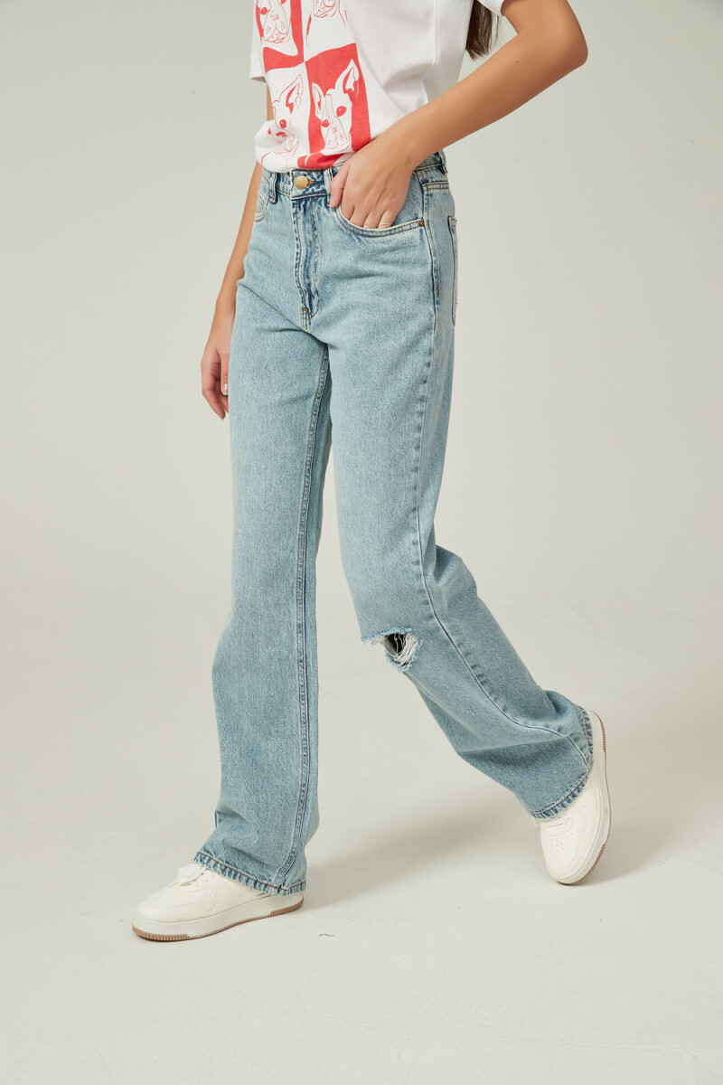 Pantalon Bokyn - Azul Grisaceo 