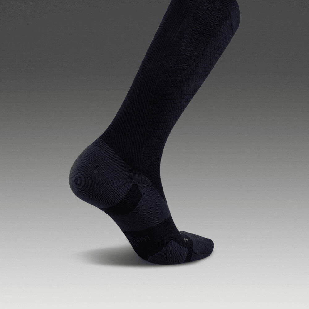 Vectr Light Cushion Full Length Compression Socks - Unisex Black/titanium