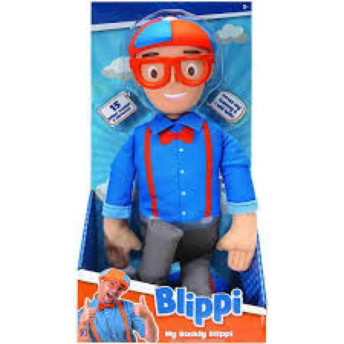 Peluche Blippi De 40 Cm Con 15 Sonidos Y Frases 