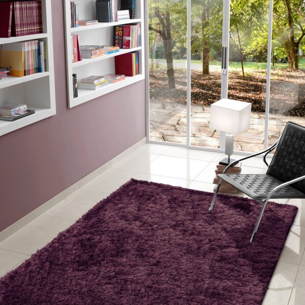 ALFOMBRA GALANT 1.50 x 2.00mts - COLOR UVA - PELO LARGO ALFOMBRA GALANT 1.50 x 2.00mts - COLOR UVA - PELO LARGO