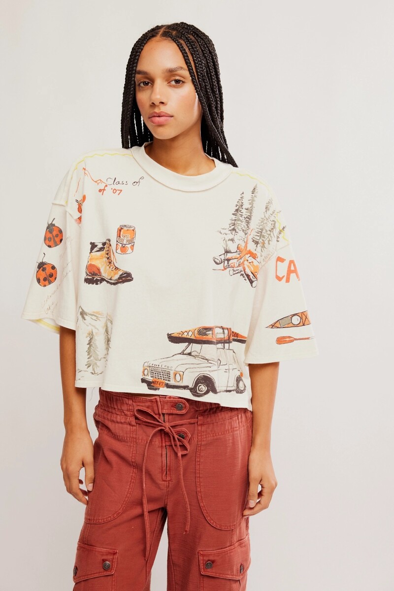 REMERA MOUNTAIN VIEW Marfil