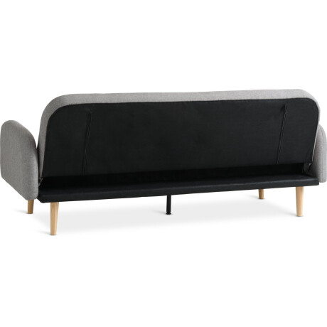 Sofá cama PARADIS 3 cuerpos tela gris claro Gris claro