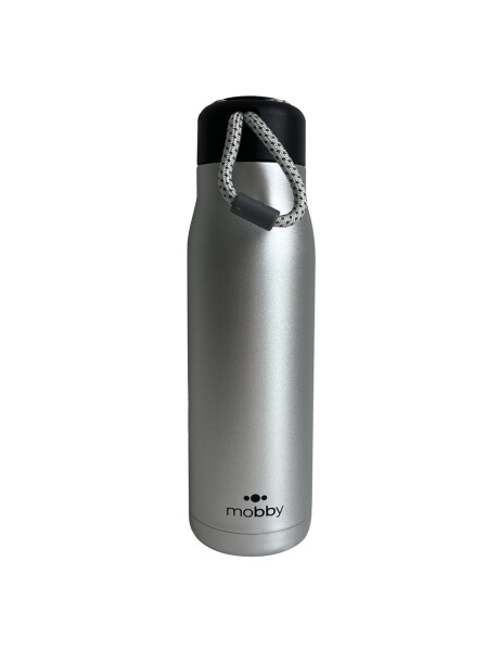 BOTELLA TERMICA D.PARED 550ML CUERDA PLATA BOTELLA TERMICA D.PARED 550ML CUERDA PLATA