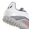Championes de Fútbol 5 Unisex Adidas F50 Messi Club TF Blanco - Rojo - Negro - Plateado