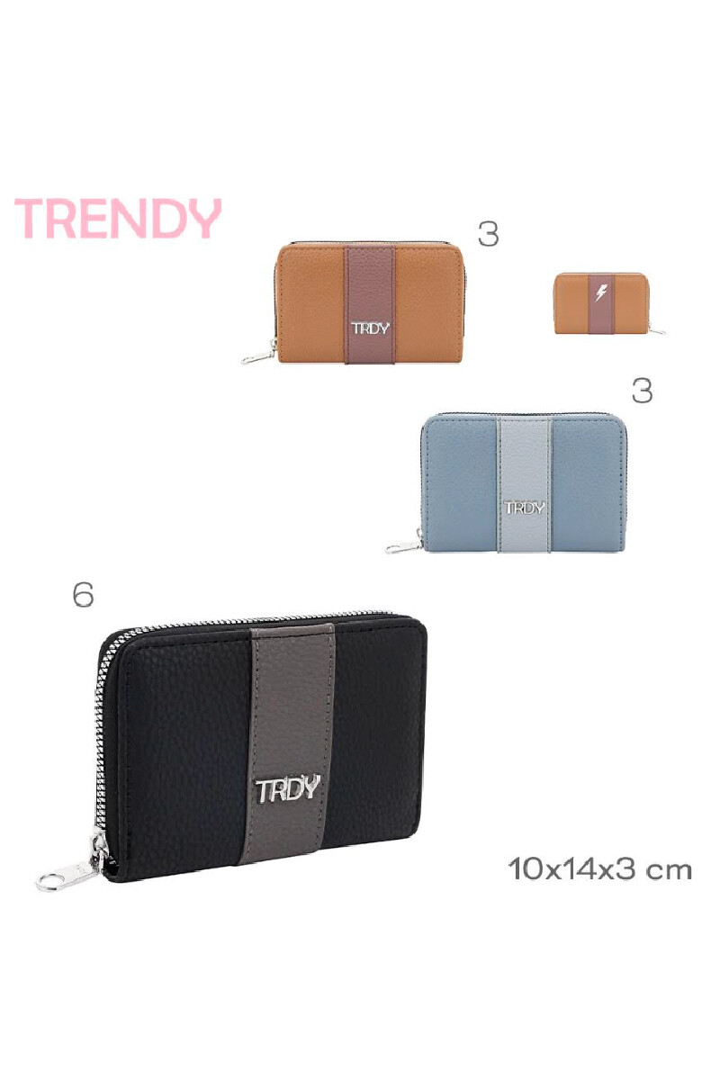 Billetera Trendy Marrón