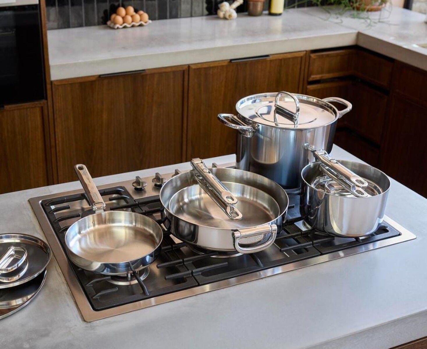 Set de Batería de Cocina Space Steel 6 Piezas Joseph Joseph - Preventa 