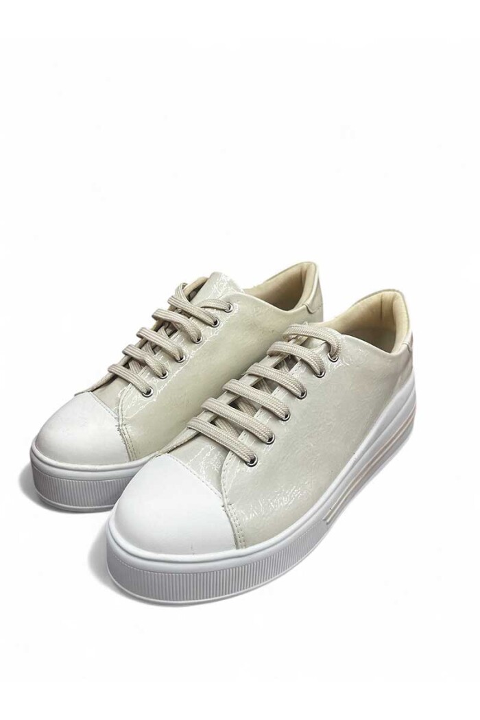 CALZADO DEPORTIVO EUROTEENS 147008 PLATAFORMA Y CHAROL Blanco