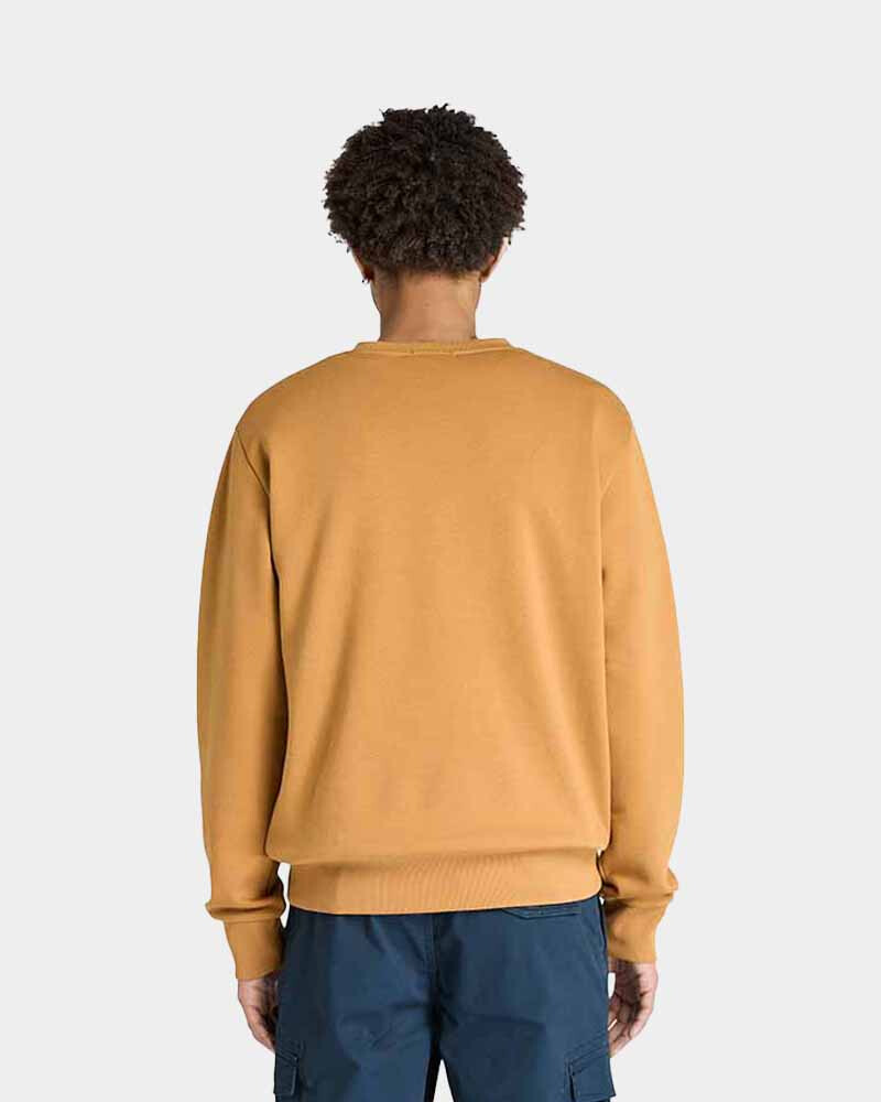 Polera Oyster River Logo Hombre Wheat Boot-black