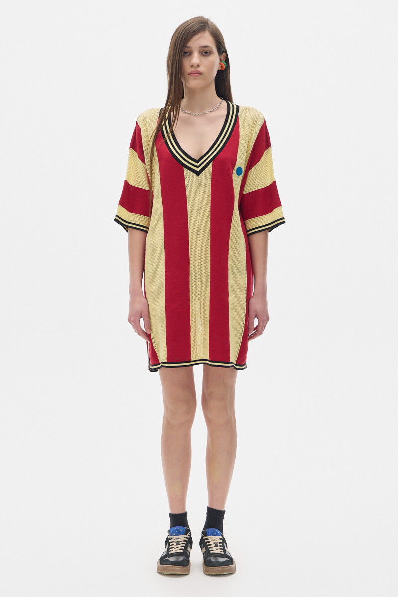 Knit dress Gol ST - Yellow 