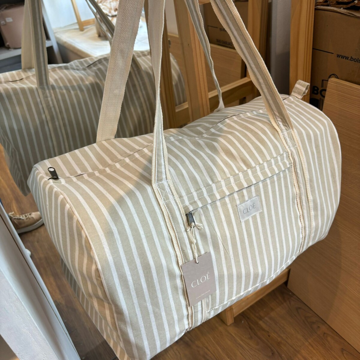 Bolso Duffel Belice - Coco Beige 