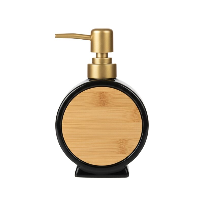 DISPENSADOR CERAMICA NEGRO P/BAÑO 10X15CM Unica