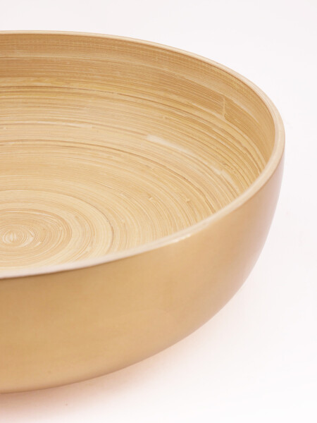 BOWL DE BAMBÚ DORADO (V)
