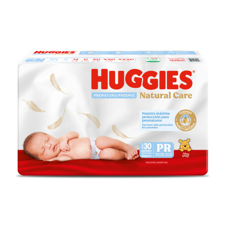 Pañales Huggies Natural Care Prematuro 30 Unidades Pañales Huggies Natural Care Prematuro 30 Unidades