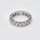 Anillo Sin Fin En Oro 18K Blanco Y Brillantes Anillo Sin Fin En Oro 18K Blanco Y Brillantes