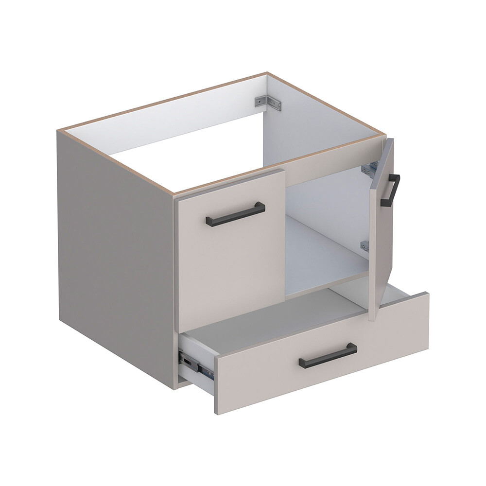 MUEBLE BAÑO MODELO MANACA NUDE SIN TAPA - 60 CM Mueble Baño Modelo Manaca Nude Sin Tapa - 60 Cm
