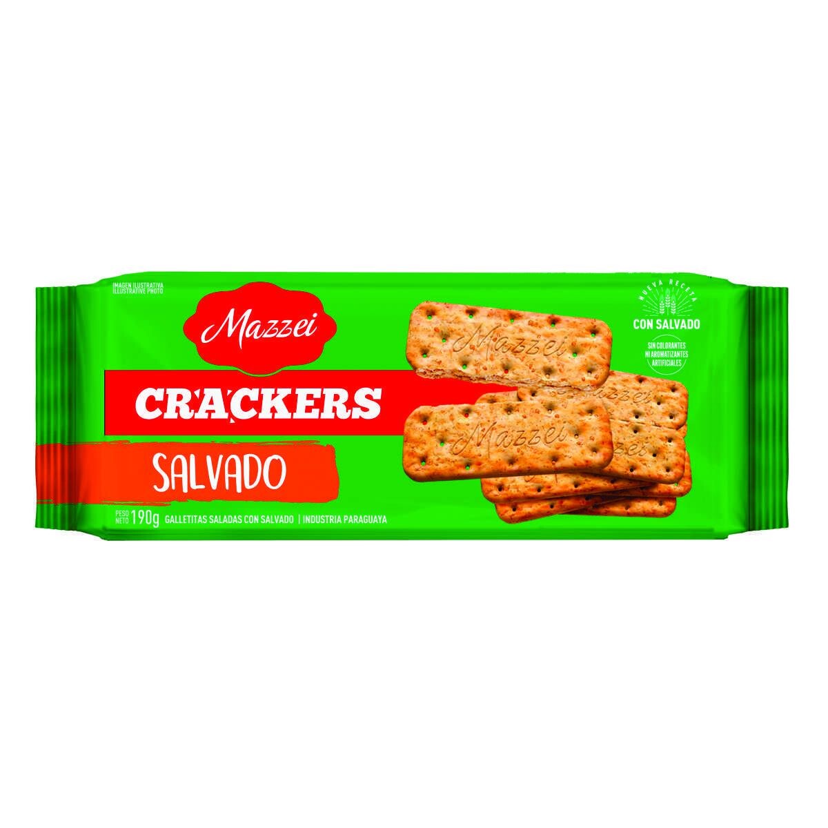 MAZZEI CRACKERS SALVADO 190G X 30 UNID. 