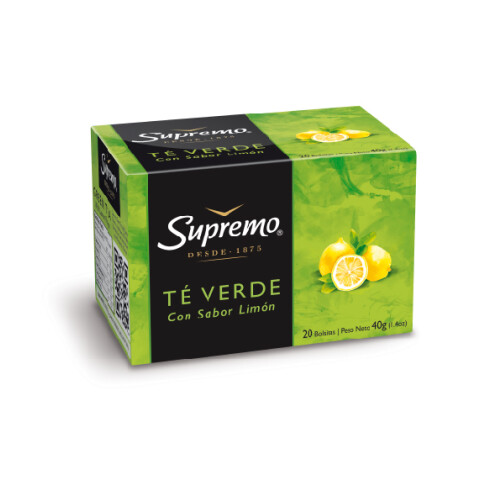 TE SUPREMO VERDE LIMON x 20 sob Unica