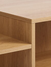 Mesa de centro LISBJERG 60x107 estantes color roble Mesa de centro LISBJERG 60x107 estantes color roble