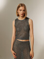 Tops Rimo Gris Oscuro