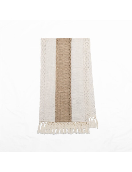 SENDERO 1 LINEA LINO 30x140CM NATURAL/BLANCO SENDERO 1 LINEA LINO 30x140CM NATURAL/BLANCO