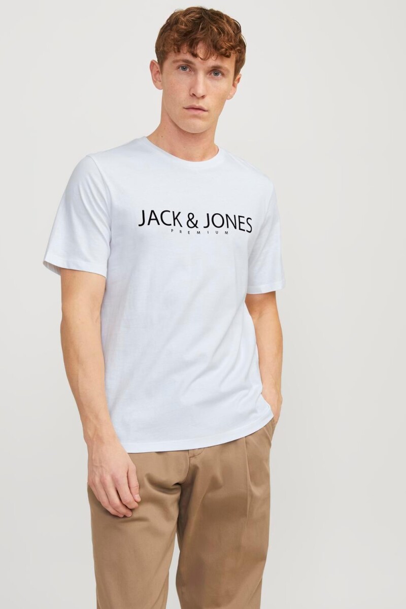 Camiseta Blajack Logo Estampado Bright White