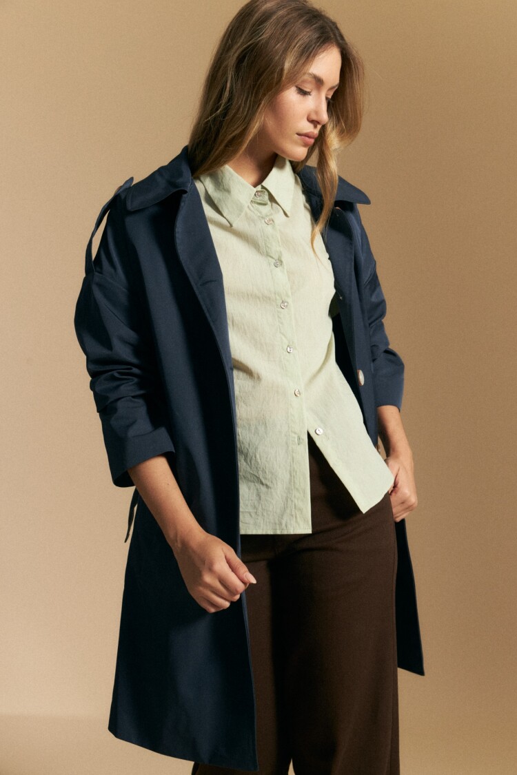 CAMISA LINA Pistacho