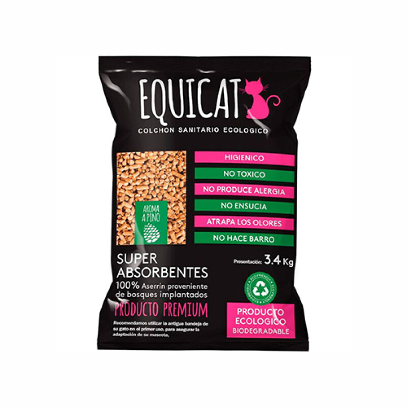Equicat Sanitario en Pellet 3,4 kgs Equicat Sanitario en Pellet 3,4 kgs
