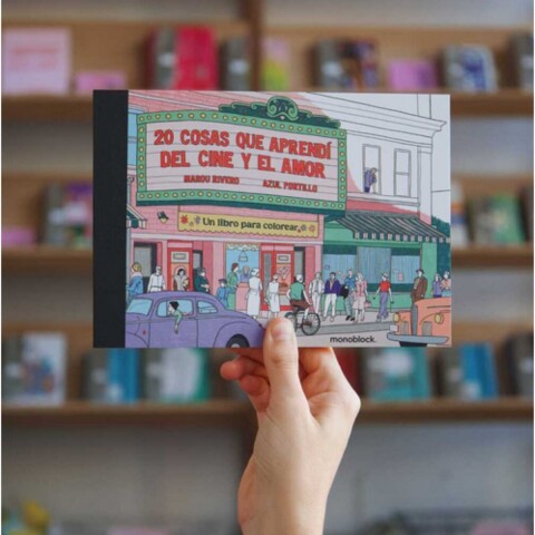 Block de 20 Postales para colorear Cine y Amor Block de 20 Postales para colorear Cine y Amor