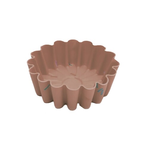 SET X6 MOLDES MUFFIN SILICONA ROSA