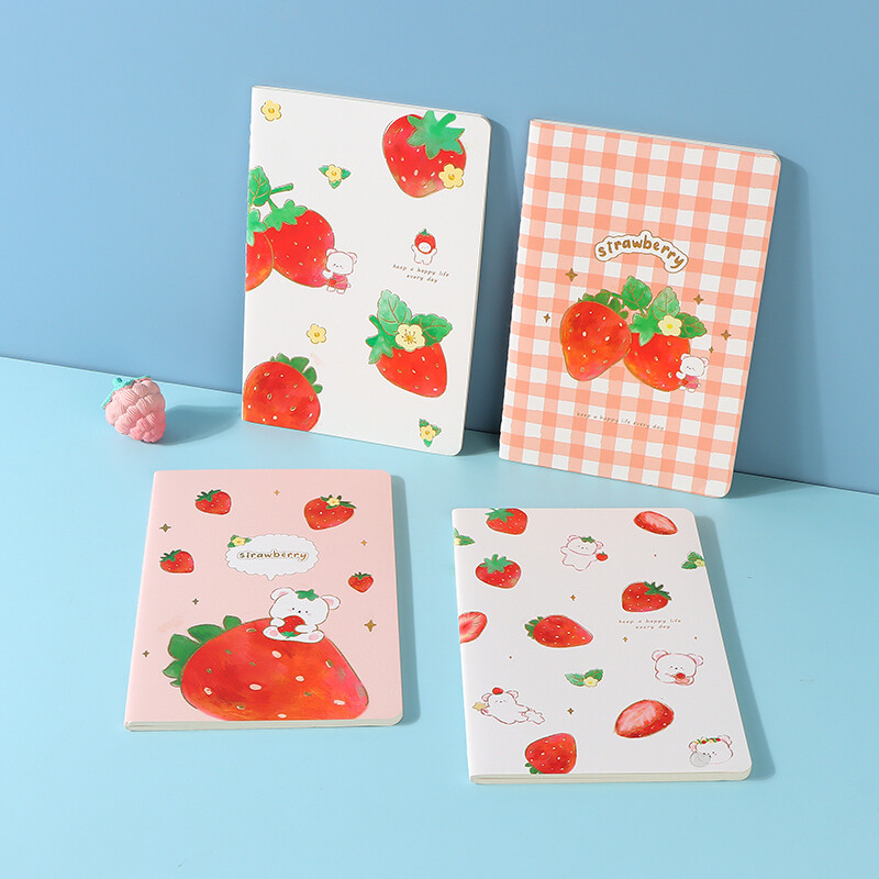 Cuaderno Cosido - Strawberry Bear - 40 Hojas Cuaderno Cosido - Strawberry Bear - 40 Hojas