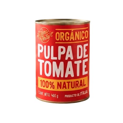 Pulpa de tomate organica 400g Terra Verde Pulpa Tomate Org Terra Verde